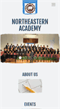 Mobile Screenshot of northeasternacademy.net