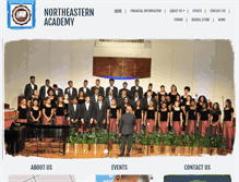 Tablet Screenshot of northeasternacademy.net